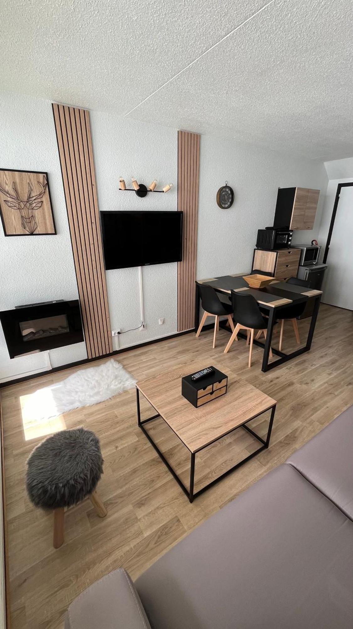 Studio La Mongie Tourmalet 2 Etoiles 4 Couchages Kültér fotó